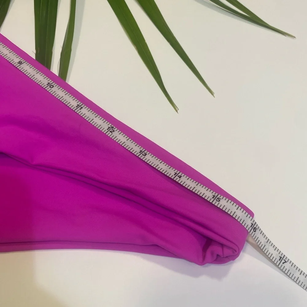 L*Space Sandy Bikini Bottom Classic, Bright Fuchsia,‎ X-Large, NWT, Brand New